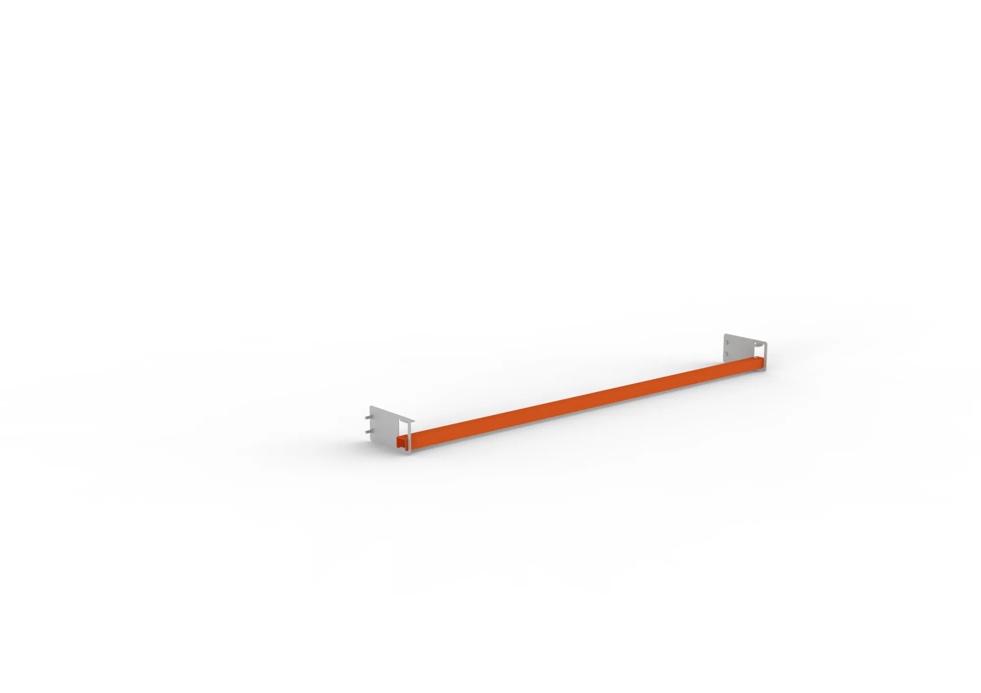 MULTIPAL S push-trough back stop light 1825 Clear Distance 100 RAL 2001 / galv