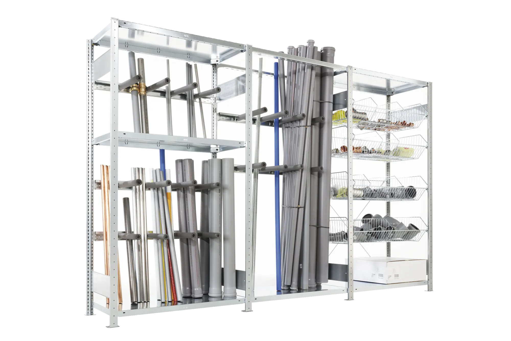 Quick S3 HT-rack 2000 x 3068 x 500 galv cpl.