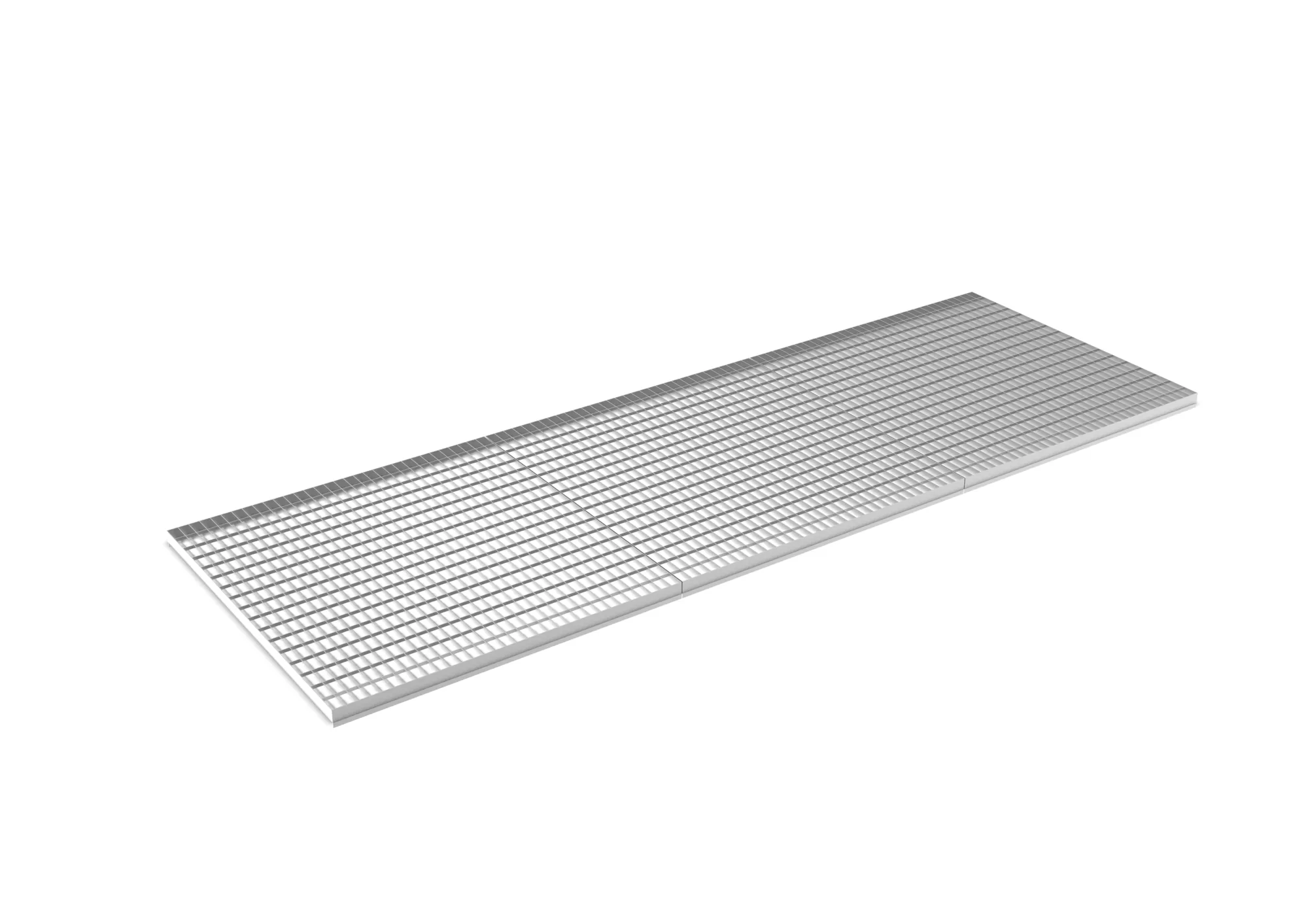 Mesh deck panel, support rod 40/1,7 3300x1100 mm m ultipal