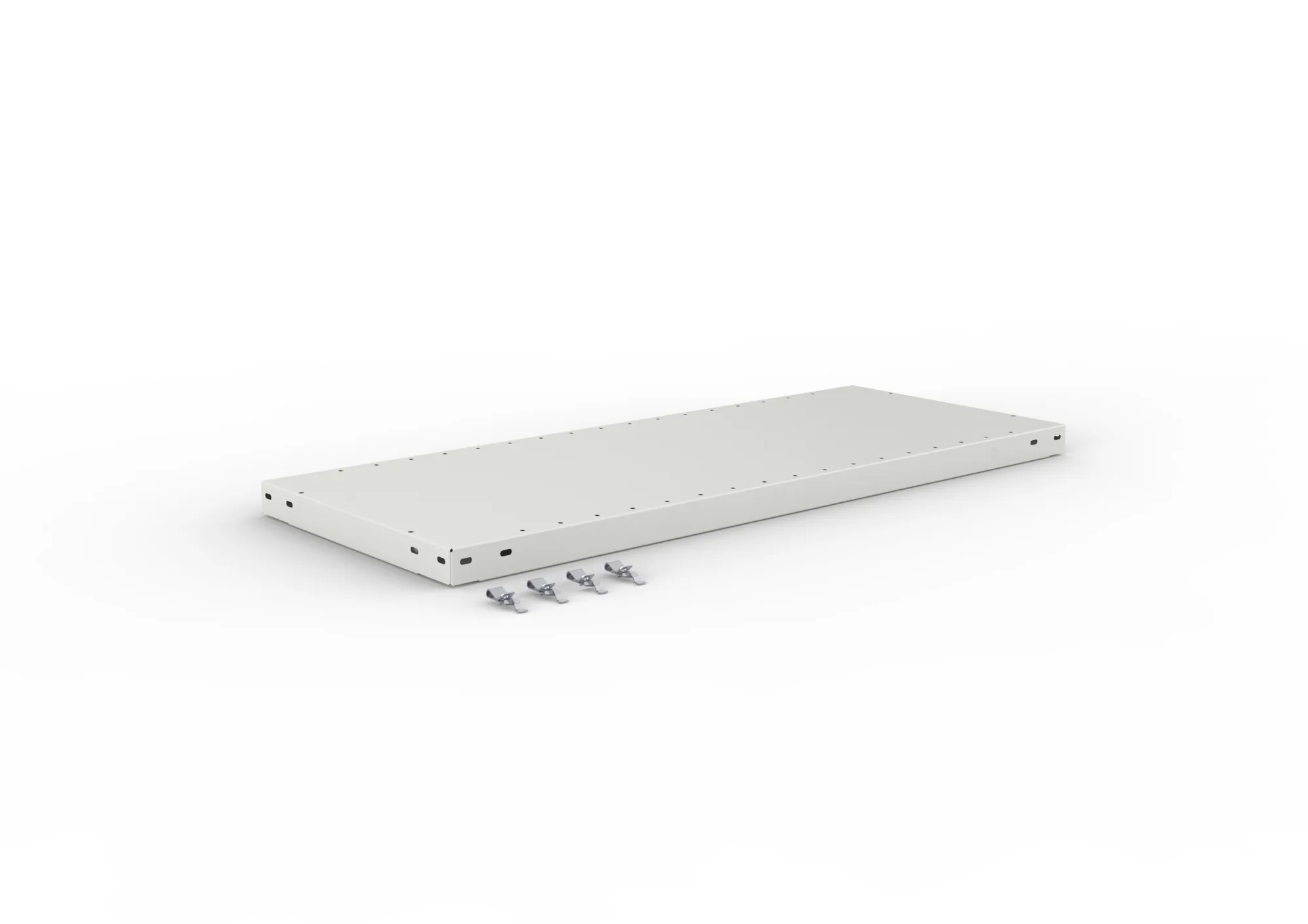 Quick 330 extra shelf 1000x400 RAL7035 incl. clips