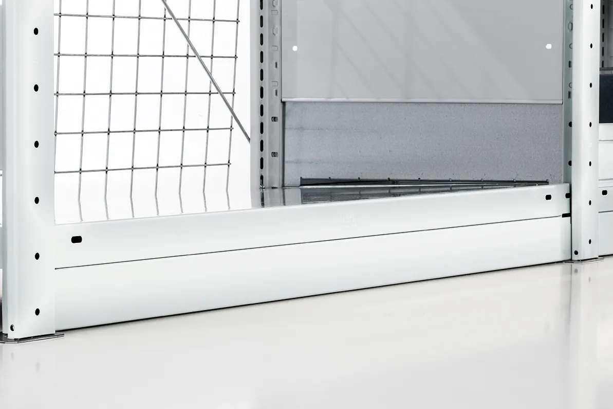 Plinth 1300 x 56 galv incl. fastening material