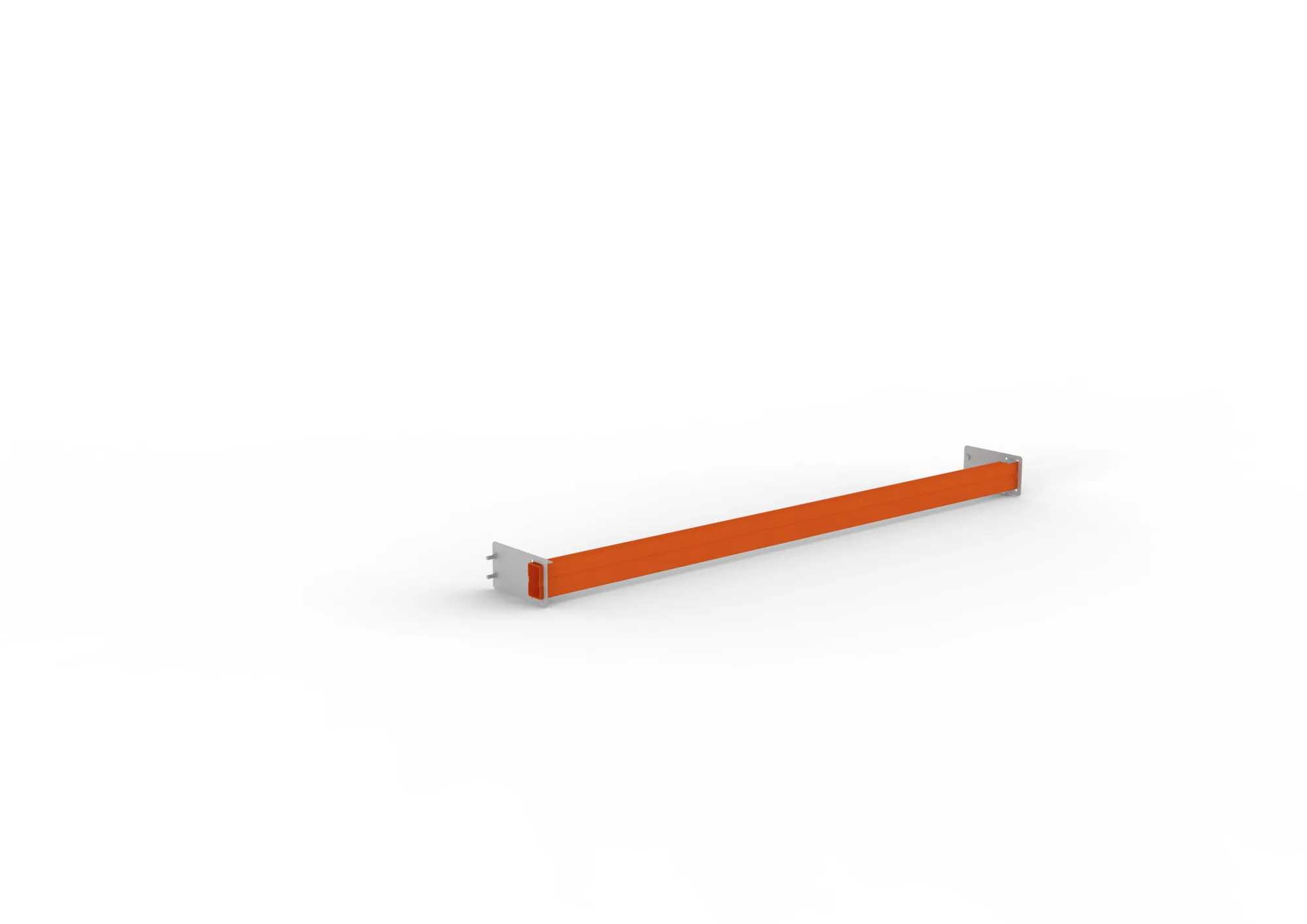 MULTIPAL S push-trough back stop heavy 1825 Clear Distance 100 RAL 2001 / galv
