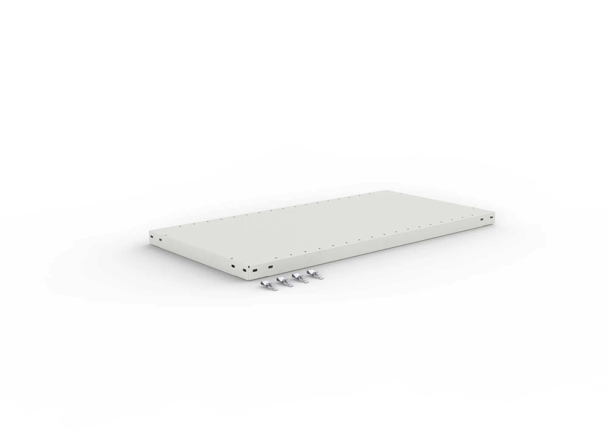Quick 150 extra shelf 1000x500 RAL7035 incl. clips . 4x shelf clips)