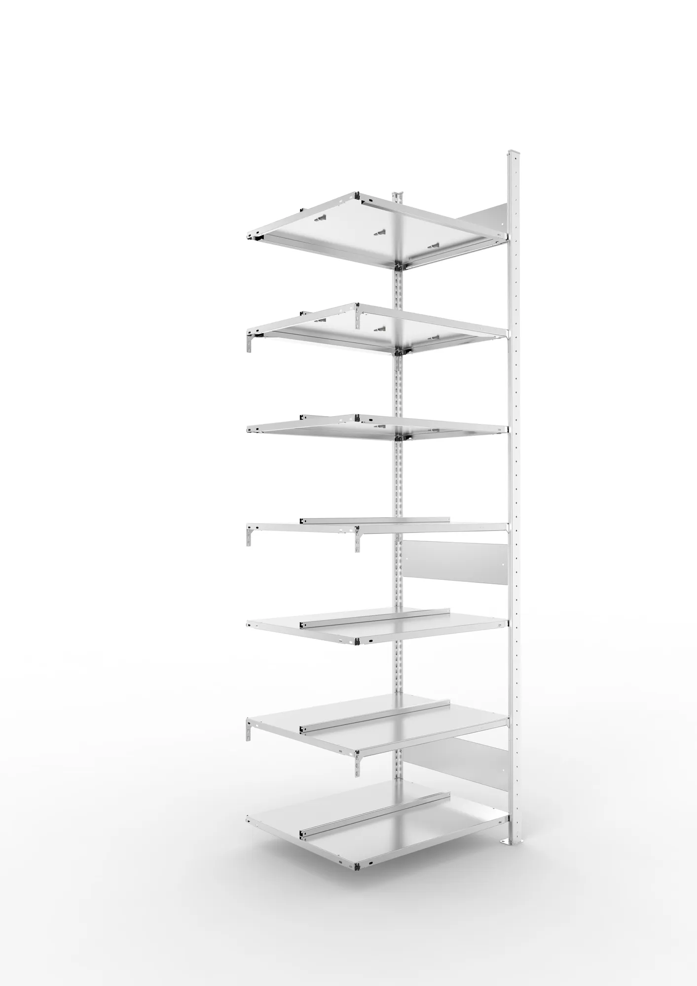 S3 Compact boltless shelv. Add 7xshelv. 2500x750x6 00 galv