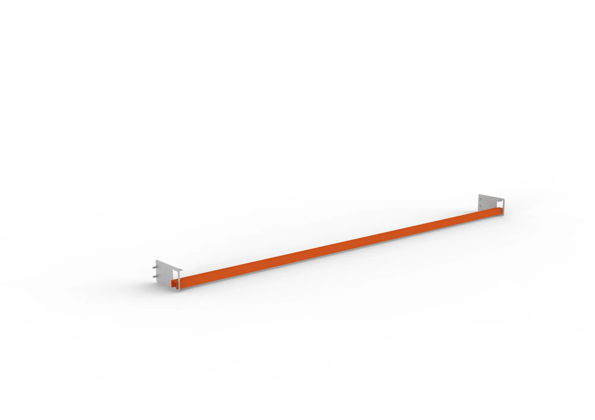 MULTIPAL S push-trough back stop light 2700 Clear Distance 100 RAL 2001 / galv
