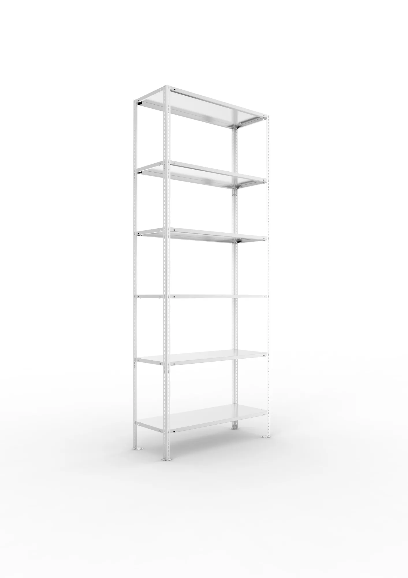 FIX shelving St 5xL-80 2500 x 1000 x 400 pre-galv .