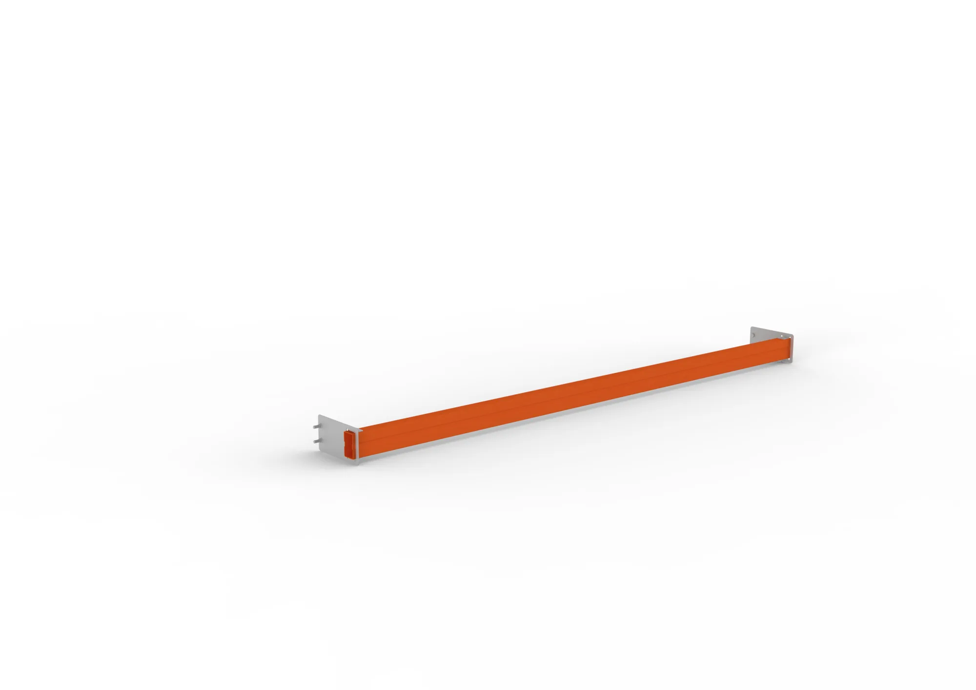 MULTIPAL S push-trough back stop heavy 2225 Clear Distance 100 RAL 2001 / galv