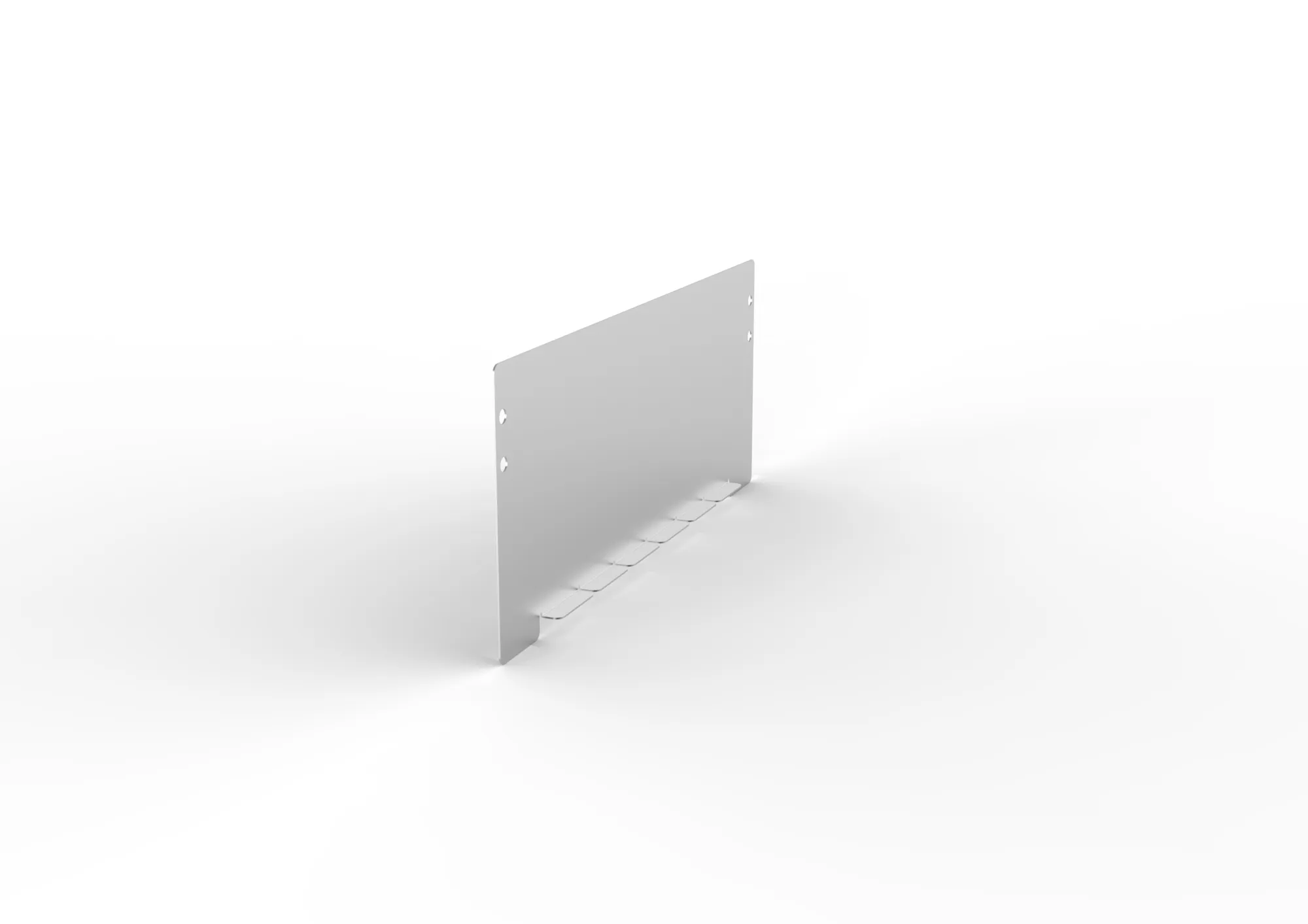 side panel 400 galv for bin front height 150mm
