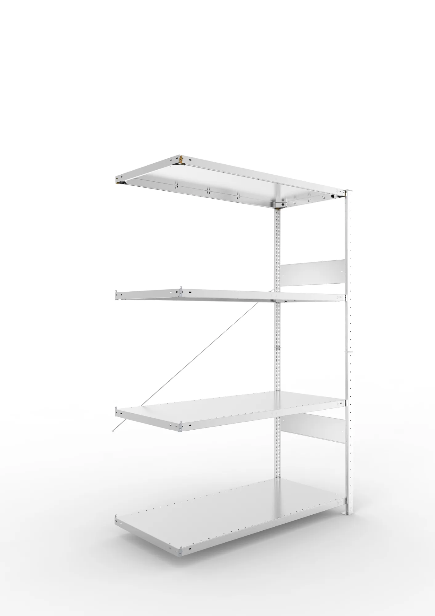 Quick SPLIT 230 add-on bay 2000H x 1300W x 600D (4x shelves) galv