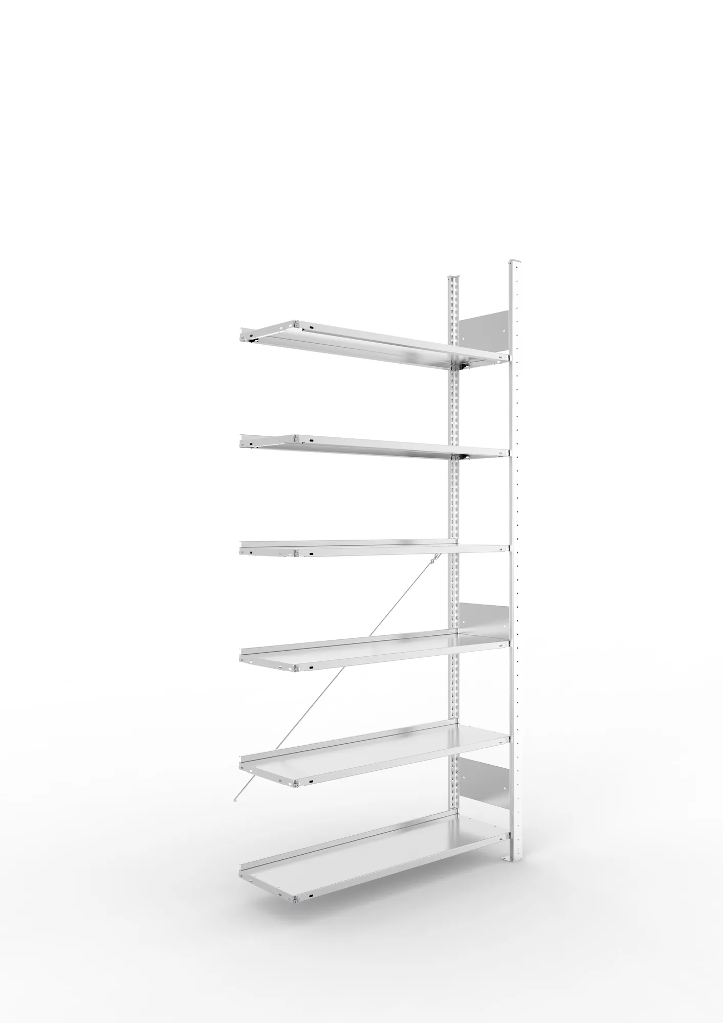 Compact boltless shelv. Add-on 2200 x 1000 x 300 pre-galv