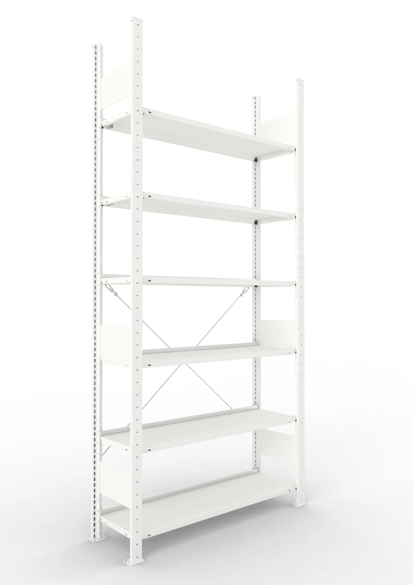 Compact starter bay 2200H x 1000W x 300D (5x L80 shelves R7035