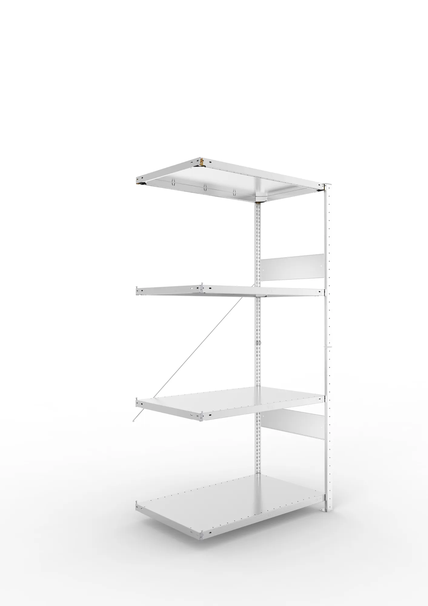 Quick SPLIT 150 add-on bay 2000H x 1000W x 600D (4x shelves) galv