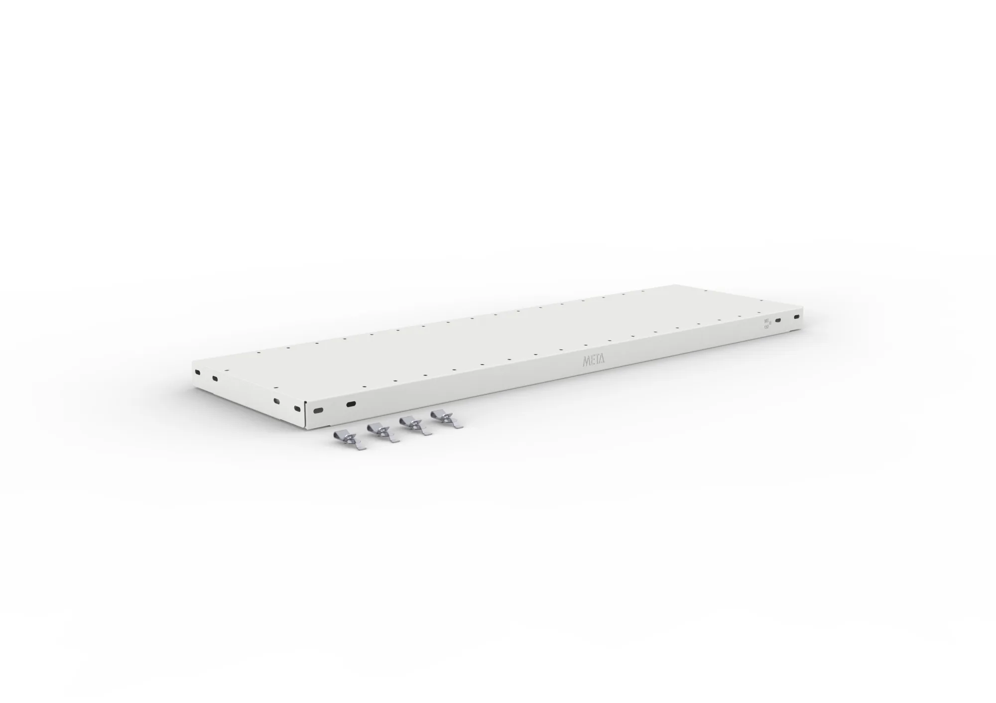 Quick 150 extra shelf 1000x300 RAL7035 incl. clips . 4x shelf clips)