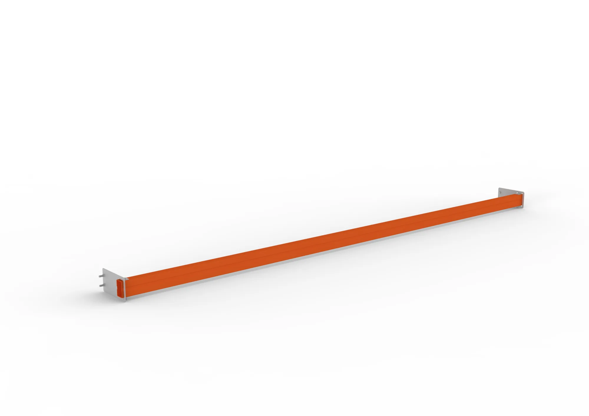 MULTIPAL S push-trough back stop heavy 3300 Clear Distance 100 RAL 2001 / galv