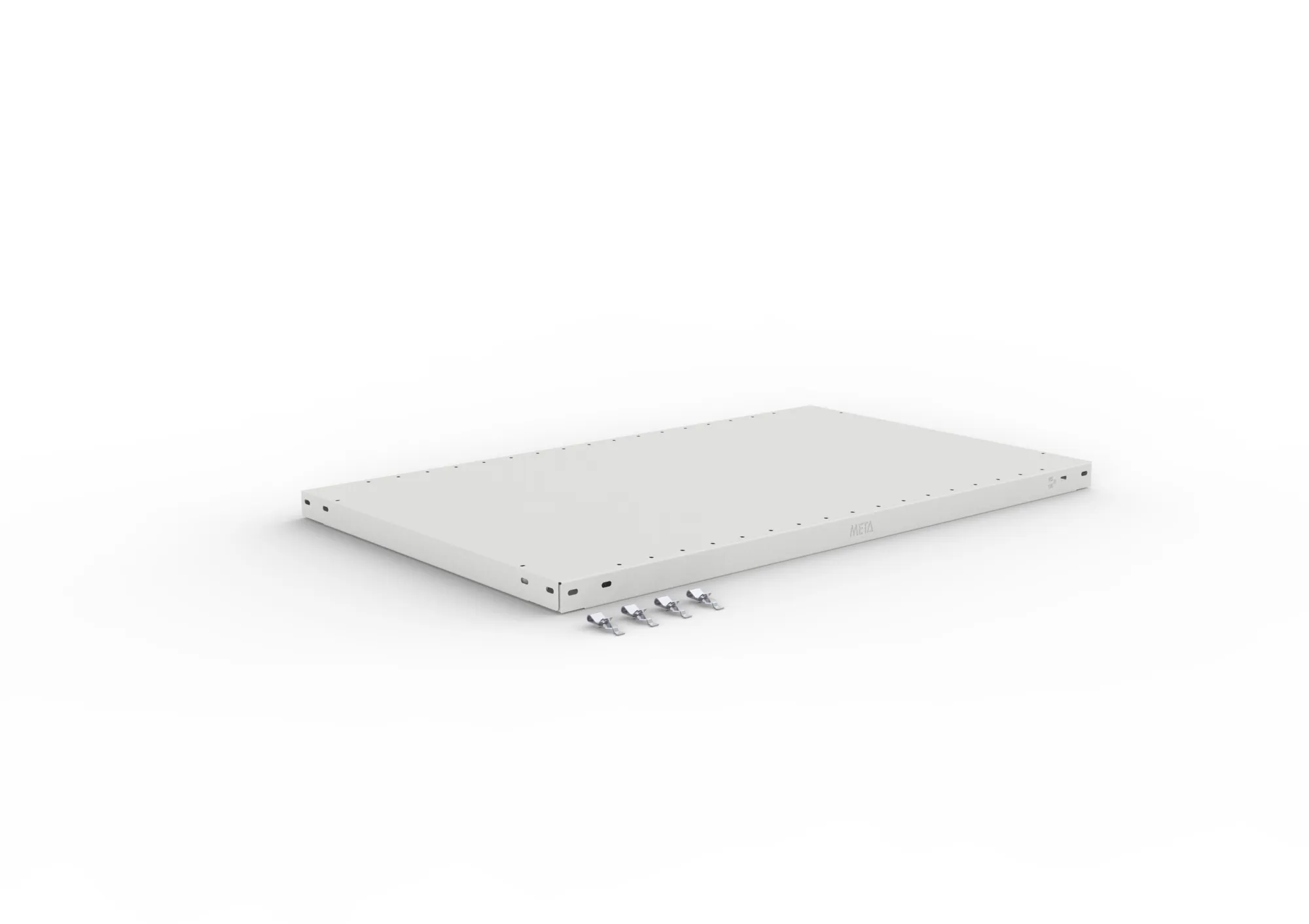 Quick 150 extra shelf 1000x600 RAL7035 incl. clips . 4x shelf clips)
