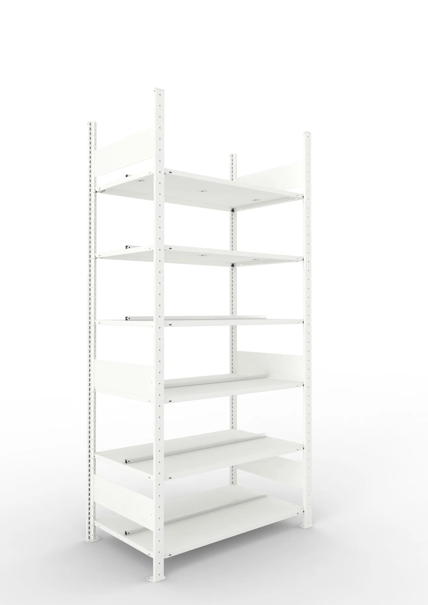 Compact boltless shelv. St 2200 x 1000 x 600 RAL7035