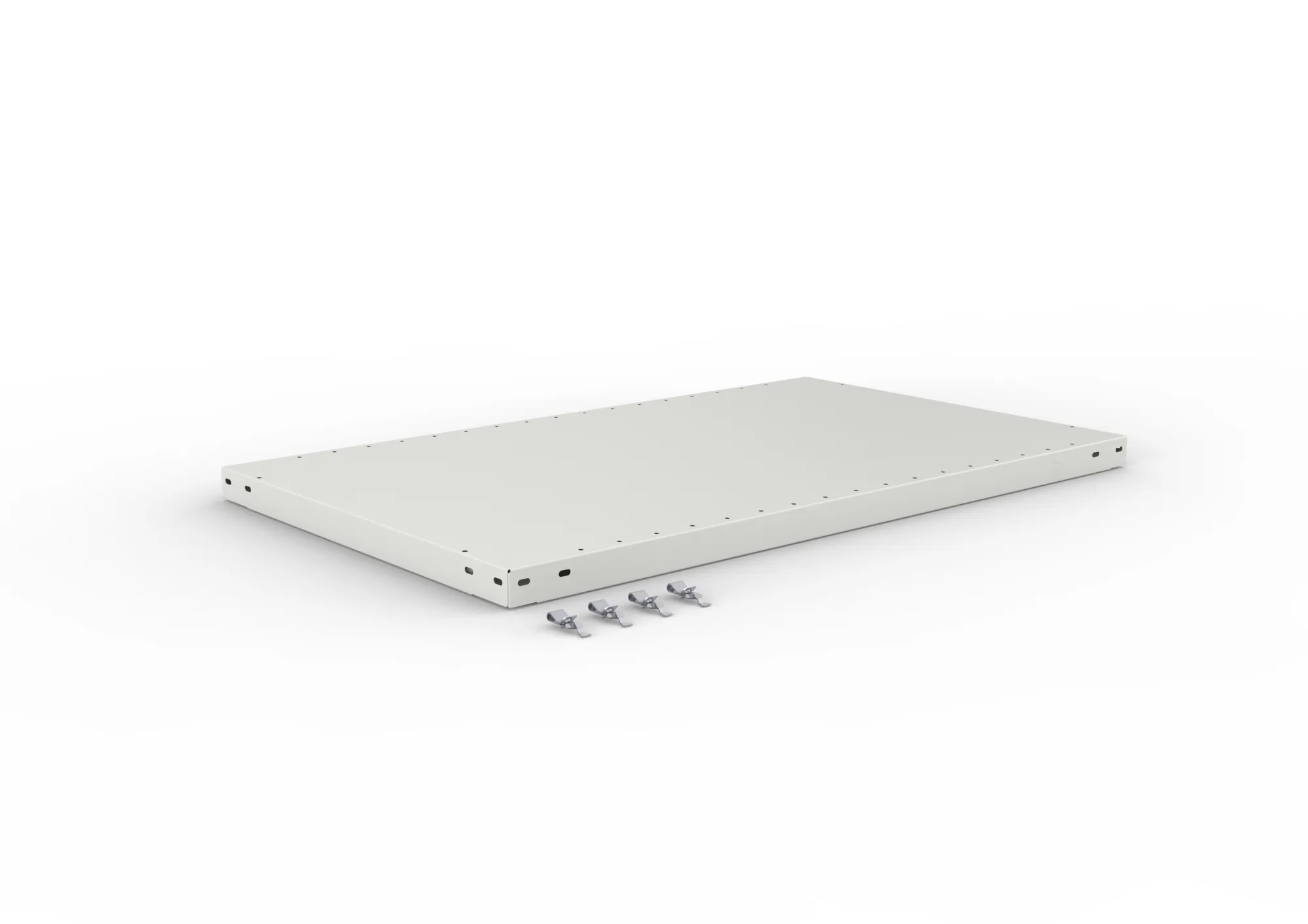 Quick 330 extra shelf 1000x600 RAL7035 incl. clips